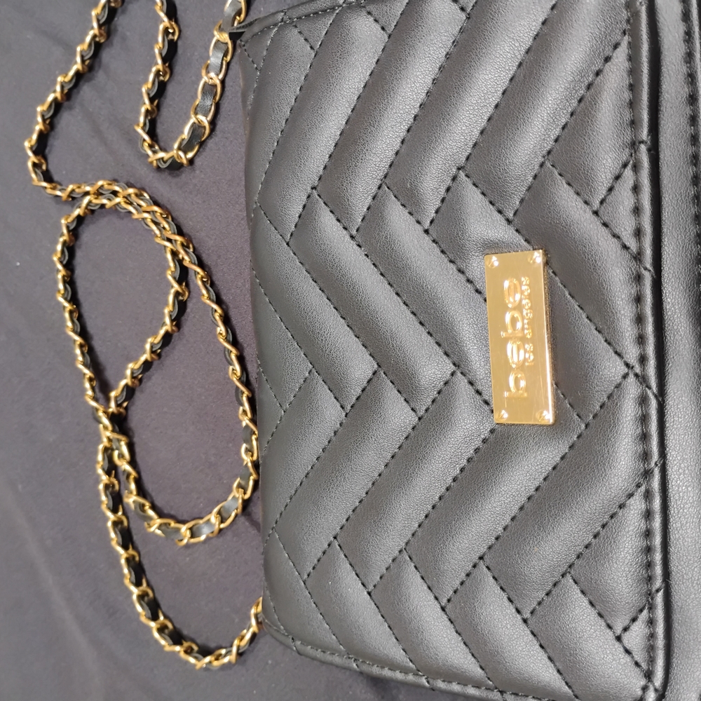 Black Quilted Crossbody Bag by Aldo